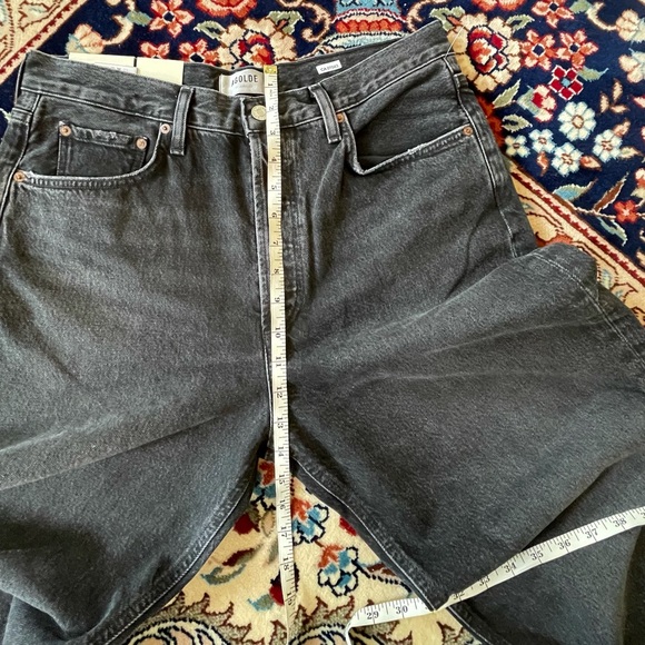 Agolde Low Slung Baggy Jeans/Black colour/ Size 28 - Picture 10 of 11